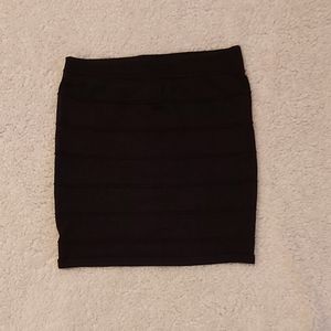 Black pencil skirt